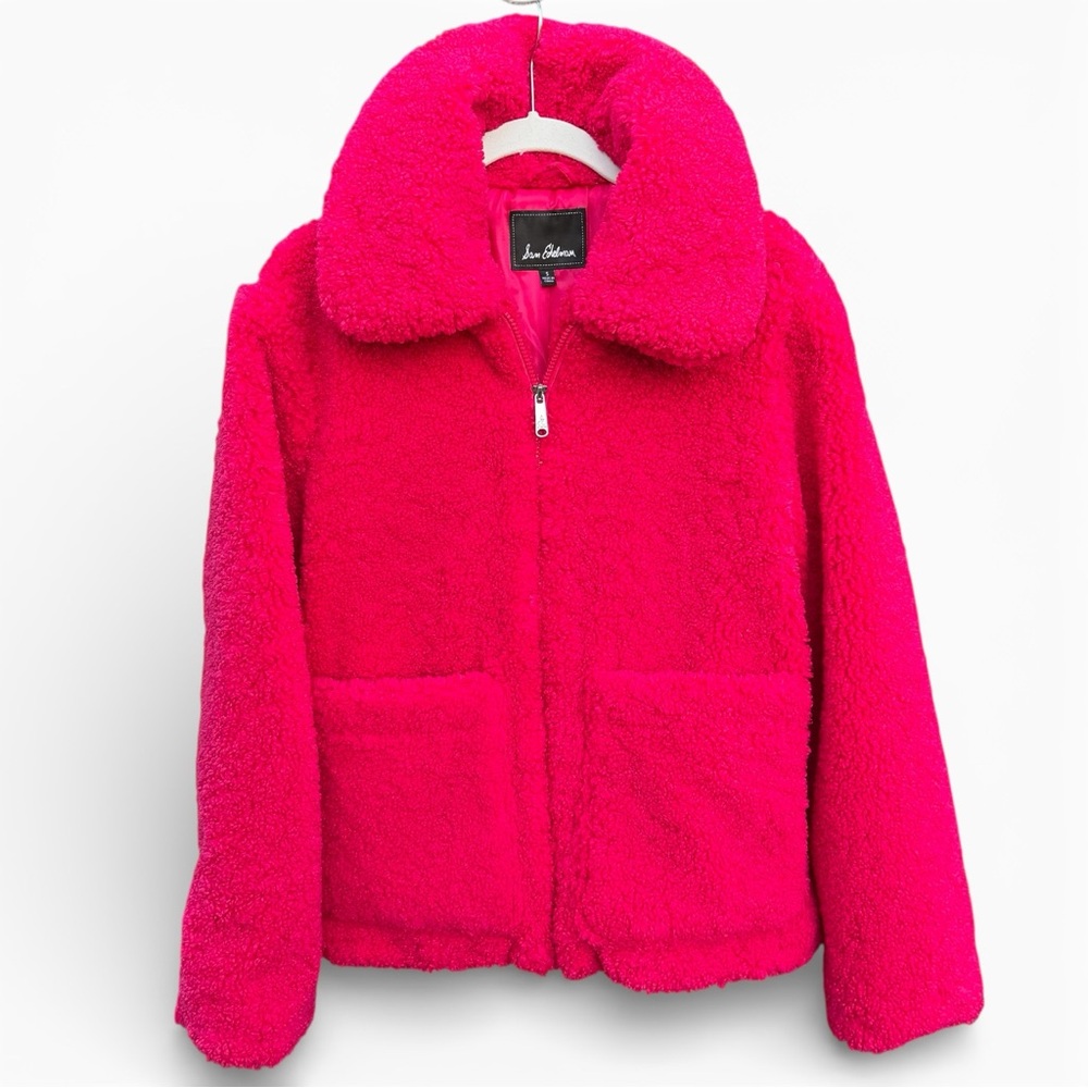 Sam Edelman Barbie Pink Teddy Fleece Jacket – Size Small